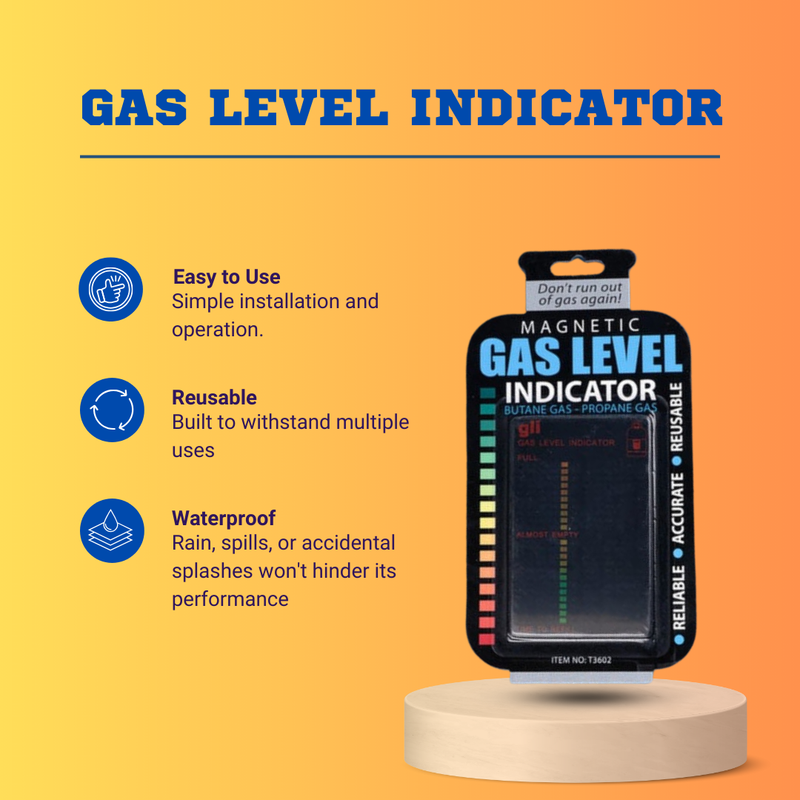 Magnetic Gas Bottle Level Indicator (Pack of 1)